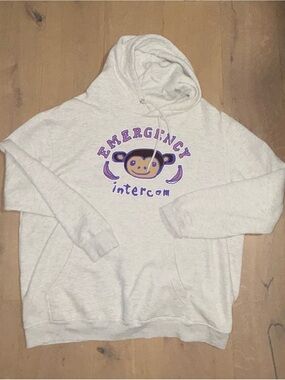 Emergency Intercom Hoodie in Heather Cream